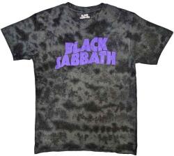 Black Sabbath Wavy Logo Wash Collection Black XL Ing (BSTS46MDD04)