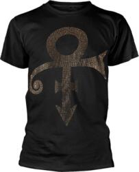 Prince Gold Symbol (Embellished) Black M Női Ing (PRINTS42LB02)