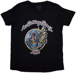 The Rolling Stones Sixty Dragon Globe (Foiled) Rövid ujjú póló Black L Női (RSTS171LB03)