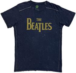 The Beatles Drop T Logo Snow Wash (Wash Collection) Navy Blue L Ing (BEATSWASH04MN03)