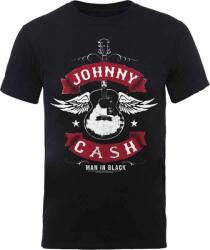 Johnny Cash Winged Guitar Black XL Ing (BILMAR00176XL)