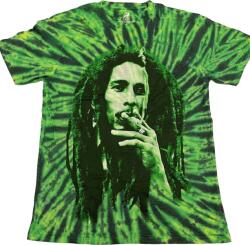 Bob Marley Smoke (Wash Collection) Green M Ing (BMATS34MDD02)