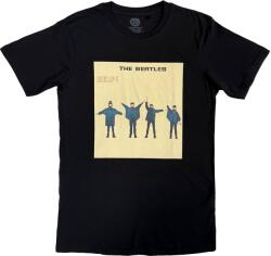 The Beatles Help! Album Cover Black L Ing (BEATTEE549MB03)