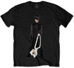 Prince W2A White Guitar (Back Print) Black L Ing (PRINTS38MB03)