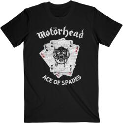 Motörhead Flat War Pig Aces Rövid ujjú póló Black XL (MHEADTEE56MB04)