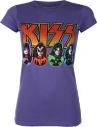 Kiss Logo, Faces & Icons Purple M Női Ing (KISSTS14LPU02)
