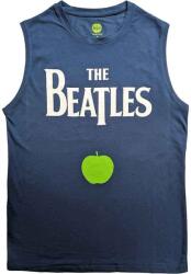 The Beatles Drop T Logo & Apple Denim Blue L Ing (BEATTANK522MD03)