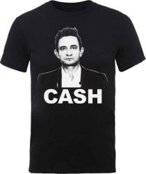 Johnny Cash Straight Stare Black M Ing (BILMAR00183M)