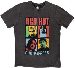 Red Hot Chili Peppers Portrait Photos (Stone Wash) Charcoal Grey XL Ing (RHCPSTNW25MC04)