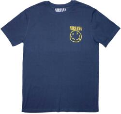 Nirvana Mini Happy Face Denim Blue L Ing (<![CDATA[NIRVTS87MD03]]>)