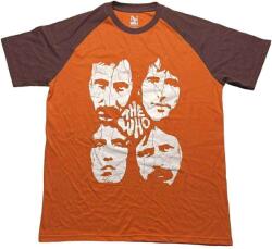 The Who Faces Raglan Brown & Orange M Ing (WHORL50MOBR02)