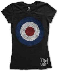 The Who Target Distressed Black L Női Ing (WHOTEE02LB03)