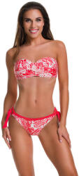  Paloma merevítős cső bikini kötős alsóval, scarlet heat 905 XL