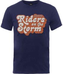 The Doors Riders on the Storm Logo Navy Blue L Ing (DOTS32MN03)