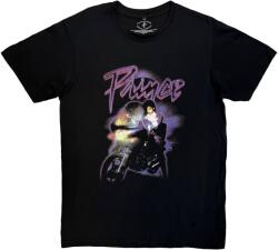 Prince Purple Rain Logo Outline (Back Print) Carbon Black L Ing (PRINCBN48MB03)