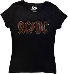 AC/DC Full Colour Logo Black M Női Ing (ACDCTS95LB02)