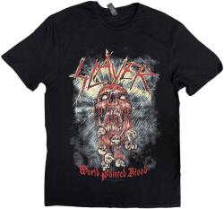 Slayer World Painted Blood Skull Black M Ing (SLAYTEE09MB02)