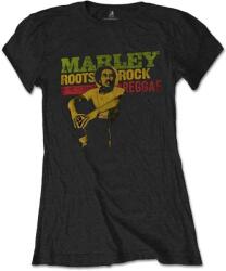 Bob Marley Roots, Rock, Reggae Black S Női Ing (BMATS17LB01)