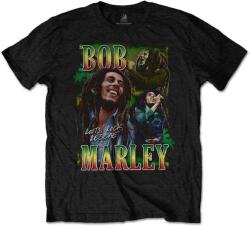 Bob Marley Roots, Rock, Reggae Homage Black XL Ing (BMATS30MB04)
