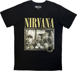 Nirvana Nevermind '91 Hotel Photo (Back Print) Carbon Black L Ing (NIRVCBN97MB03)
