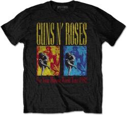 Guns N' Roses Use Your Illusion World Tour (Back Print) Black L Ing (GNRTS69MB03)