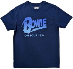 David Bowie On Tour 1974 Denim Blue XL Ing (BOWTS52MD04)