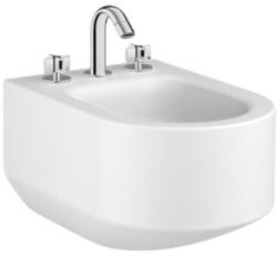 Roca Fali bidé 3 csapfuratos porcelán, piszkosfehér A3570C6910 (A3570C6910)