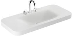 Roca BAIA 1100 mm pultra ültethető mosdó 3 furatos csaptelephez törtfehér 66x47x6 CM A3270CE000 (A3270CE000)