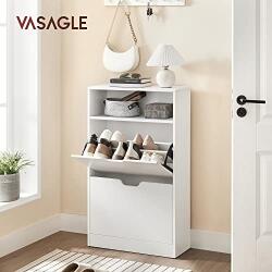 VASAGLE Cipőtároló, Vasagle, fehér, 102x60x24 cm (LBC040W01-LR)