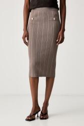 Guess fustă tricotată cu vâscoză CARMEN 9BY2-SDDZZ6_80X (W6YD23.Z0974)