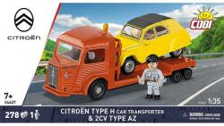 COBI COBI: Transportor auto Citroën Type H și 2CV Type AZ - set de construcție auto (24627) (COBI-24627)