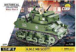 COBI COBI: Set de construcție tanc H. M. C. M8 Scott din Al Doilea Război Mondial (2279) (COBI-2279)