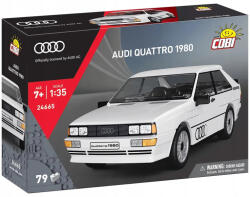 COBI COBI: Audi Quattro 1980 set de construcție pentru mașină albă (24665) (COBI-24665)