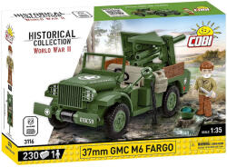 COBI COBI: Set de construcție Al Doilea Război Mondial 37mm GMC M6 Fargo (3116) (COBI-3116)