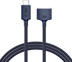 Tech-Protect MMC01 UltraBoost Macbook töltő, USB-C, MagSafe 3, 140W, 200cm, kék - tok-shop