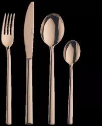 Pintinox Set de tacâmuri Synthesis Bronze 24 piese, cutie din lemn Tacam