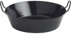 RIESS Vas pentru gogoși 40 cm negru, smălțuit, înalt 11 cm Riess