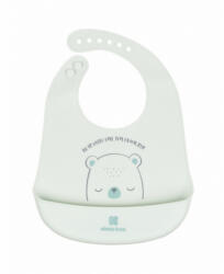 KikkaBoo elõke szilikon Bear with Me menta - perfectlife