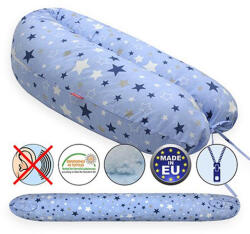 Scamp szoptatós párna univerzális pamut Blue White Little Big SZPE257 - perfectlife