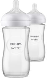 Philips cumisüveg Natural Response üveg 240ml 2db-os