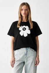 Marimekko t-shirt női pamut - fekete XS - answear - 30 990 Ft