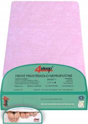 4sleep Vízálló frottír lepedő gumiszalaggal 60x120 Rózsaszín (4S01738/1)