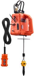 Vevor Elektromos csörlő 3 az 1-ben 500 kg 1500W 7, 6 m 5 m/perc kézi/kábeles/vezeték nélküli