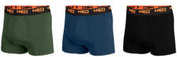 NEO TOOLS Boxeralsó, 95% pamut, 2% elasztán, olivazöld, kék, fekete, 3db, M (81-678-M) - szerszamparadicsom