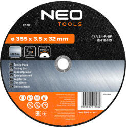NEO TOOLS Vágókorong fémhez 350x3.5x32mm (57-712)