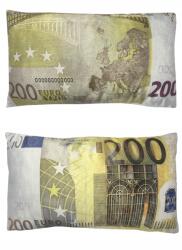 4sleep Dekoratív párna 200 eurós bankjegy 30x50cm (4ADE0006)