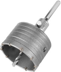 NEO TOOLS Koronafúró, körkivágó, 85mm, HEX hatszög szárral, központfúróval (55-326)