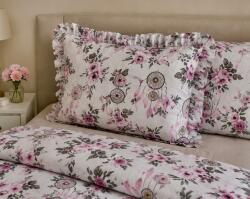  Boho ágyneműhuzat 160x200 Pamut 100% Fodros 2x40x60 Oeko-tex cipzár