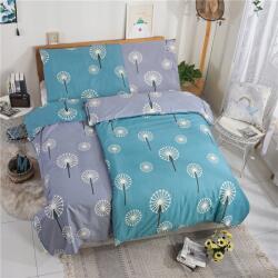 4sleep Pamut szatén ágynemű 140x200+70x90 Pitypang türkiz/szürke (25JAHBS001)