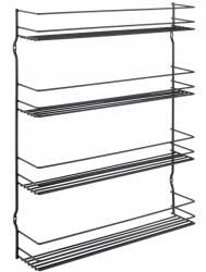 Metaltex Márkás Prémium Könyvespolc Rendszerező Állvány Fali Fűszertartó Polc (361434)